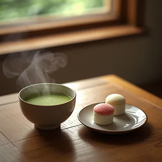 抹茶と和菓子