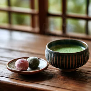 抹茶と和菓子